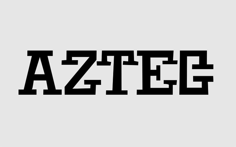 Aztec Font Free Family Download