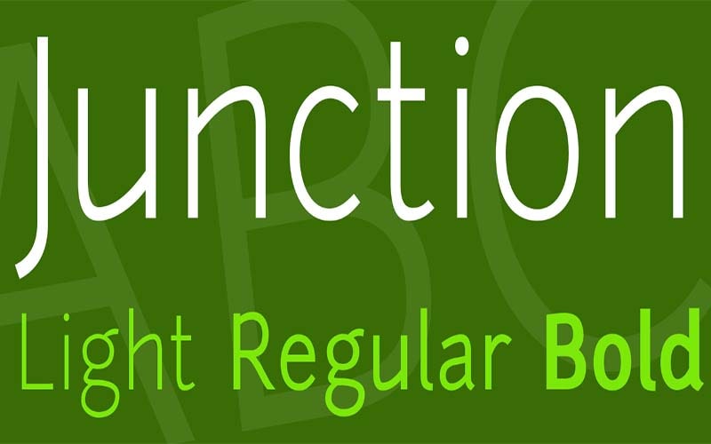 Junction Font Family Free Download