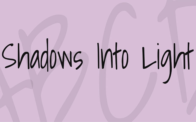 Shadows Into Light Font Family Free Download