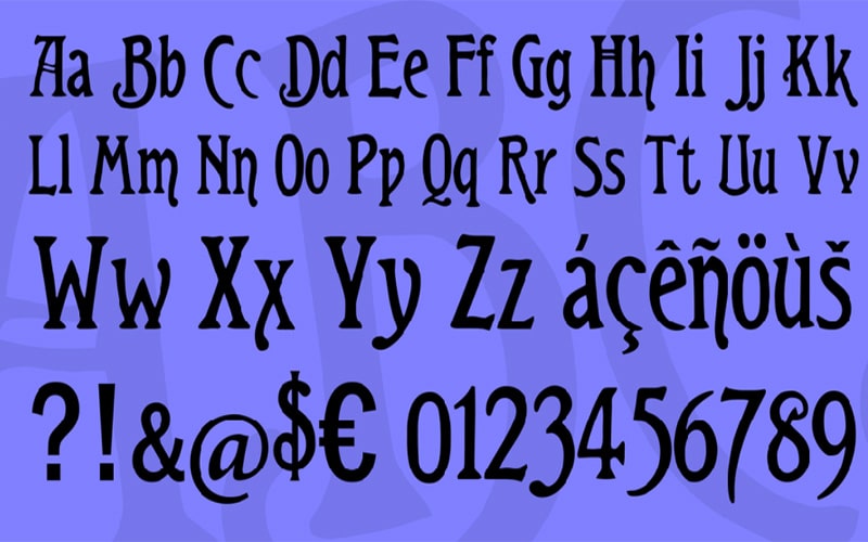Teutonic Font Family Free Download