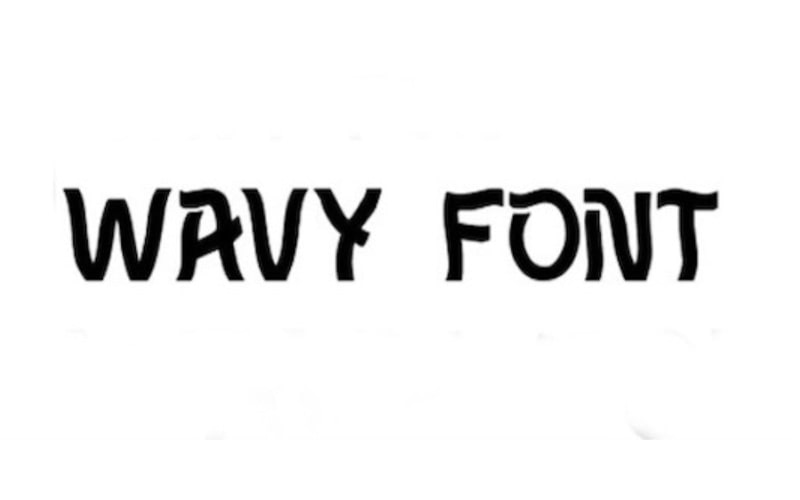 Wavy Font Family Free Download