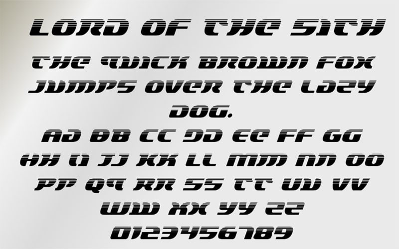 Sith Font Free Family Download
