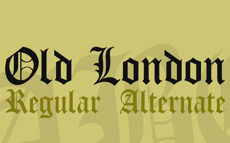 Old London Font Family Free Download