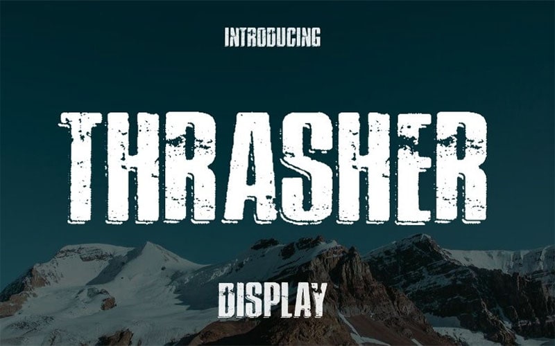 Thrasher Font Free Download