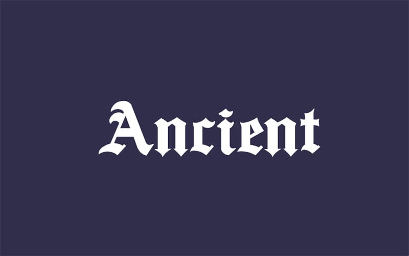 Ancient Font Family Free Download