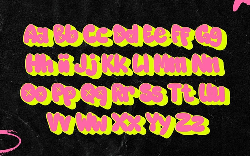 Bubble Graffiti Font Free Family Download