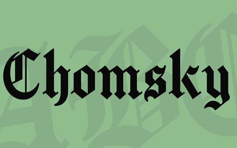 Chomsky Font Family Free Download