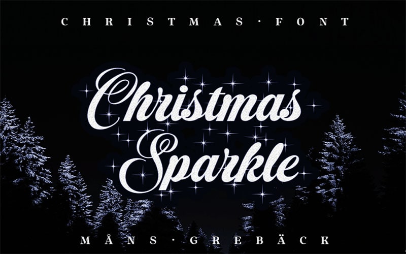 Christmas Sparkle Font Family Free Download