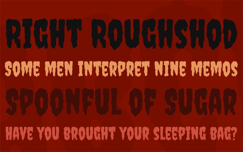 Creepster Font Family Free-Download