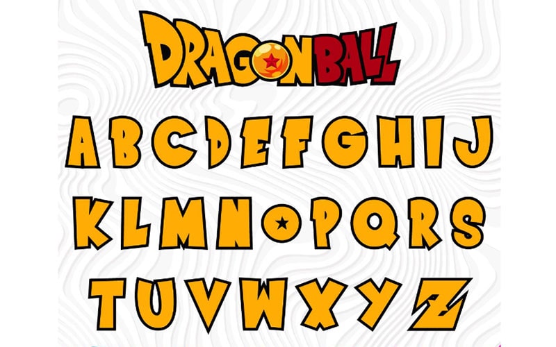 Dragon Ball Z Font Free Download