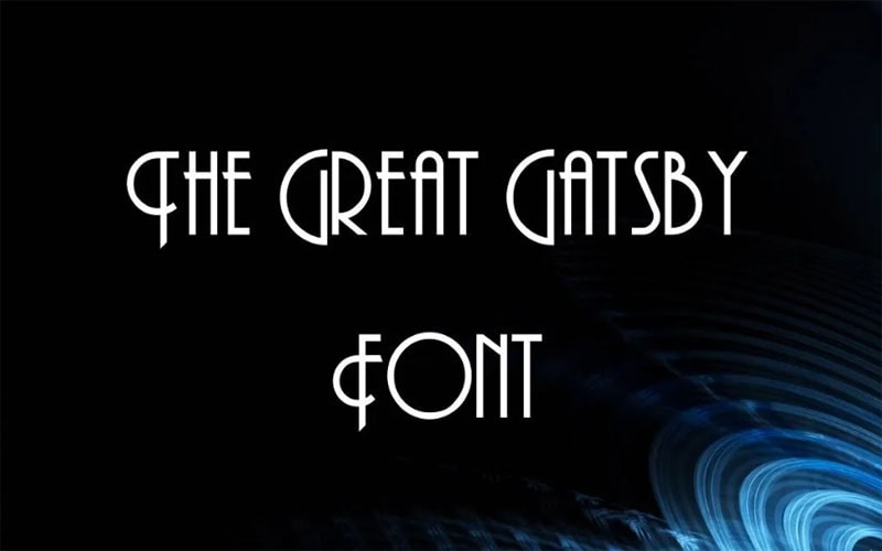 Great Gatsby Font Free Family Download