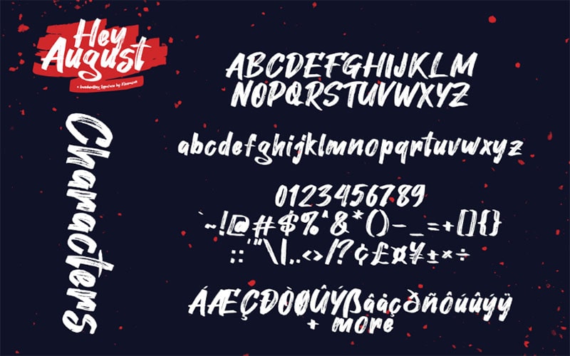 Hey august font free download