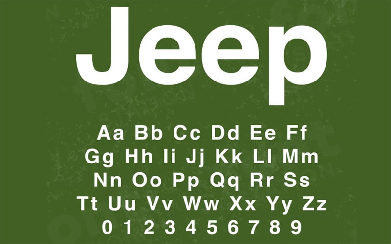 Jeep Font Free Download