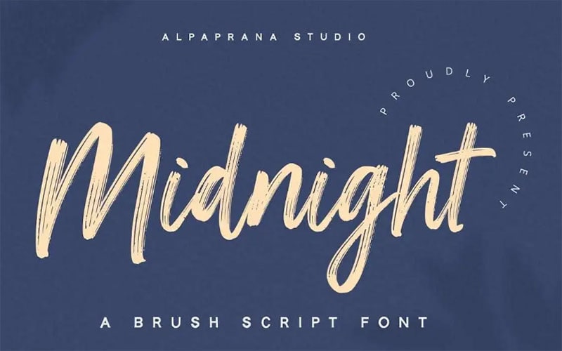 Midnight Font Family Free Download