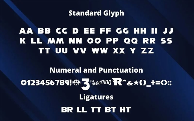 Nise Sega Sonic Font Family Download