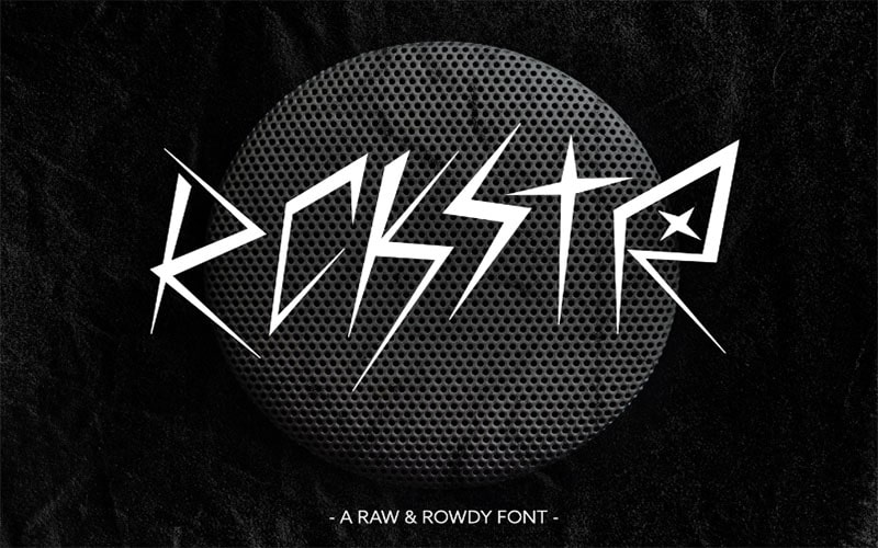 Rock Star Font Family Free Download