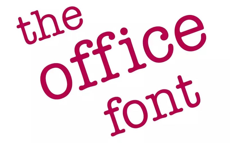 The Office Font Free Family Download