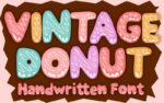Vintage Donut Font Family Free Download