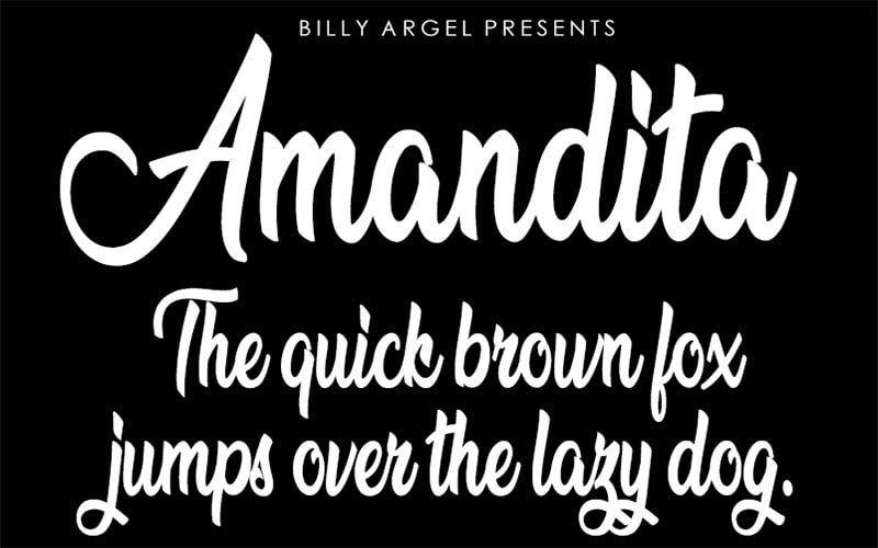 Amandita Font Family Free Download