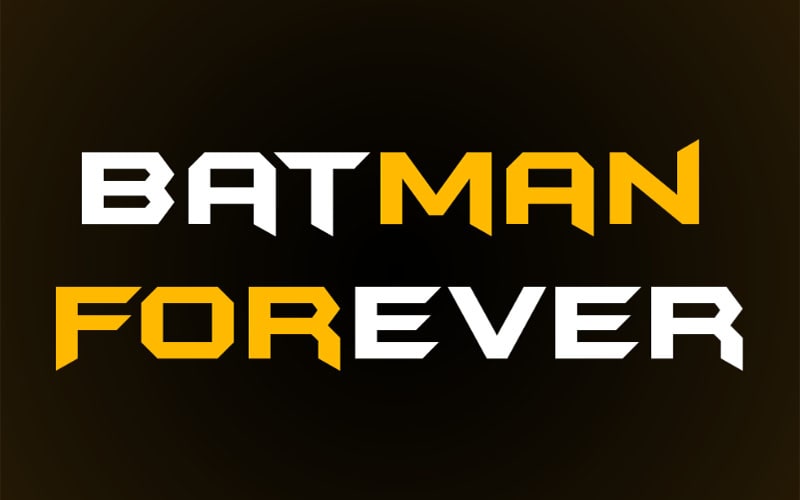 Batman Forever Font Free Download