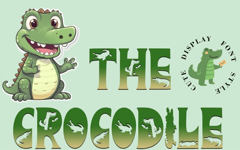 Crocodil Feet Font Free Family Download