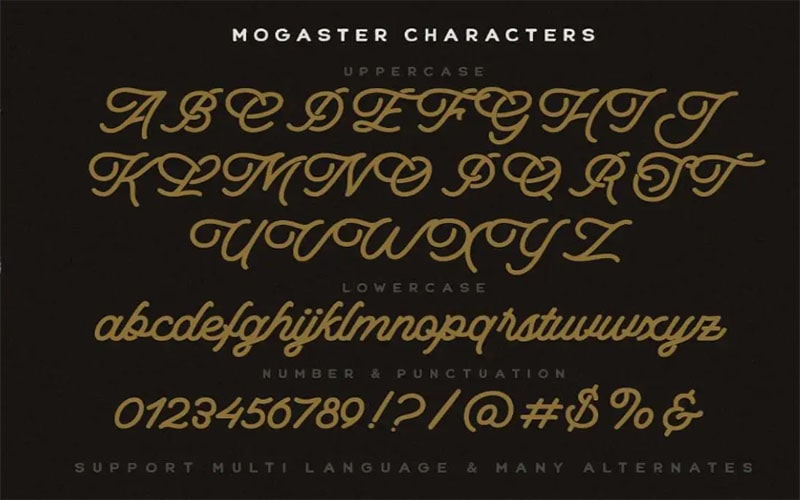 Mogaster Font Family Download
