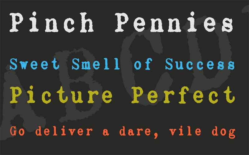 zai Olivetti Lettera 22 Typewriter Font Family Download