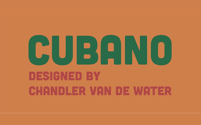 Cubano Font Free Family Download