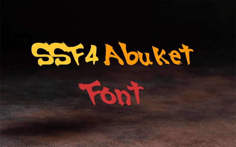 SSF4 Abuket Font Free Family Download